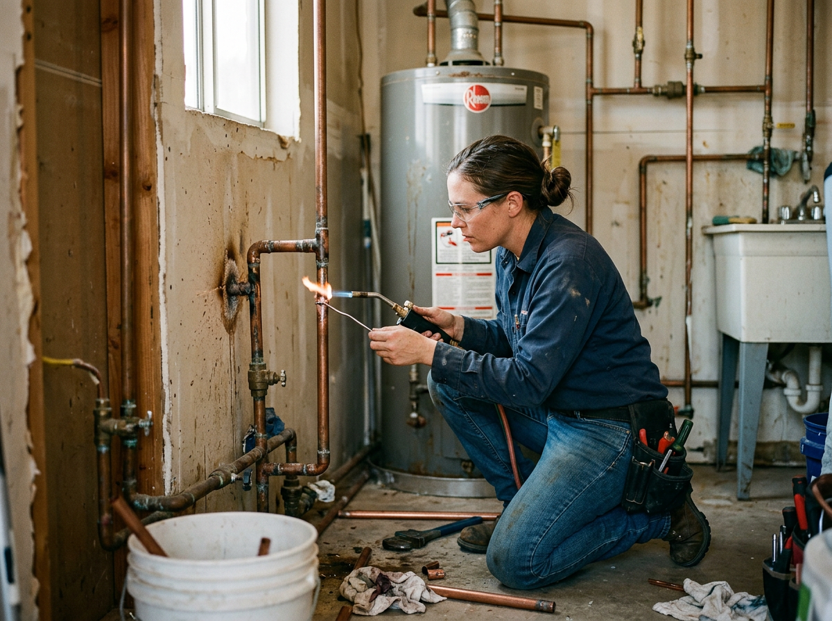 plumbing contractor in Tubac