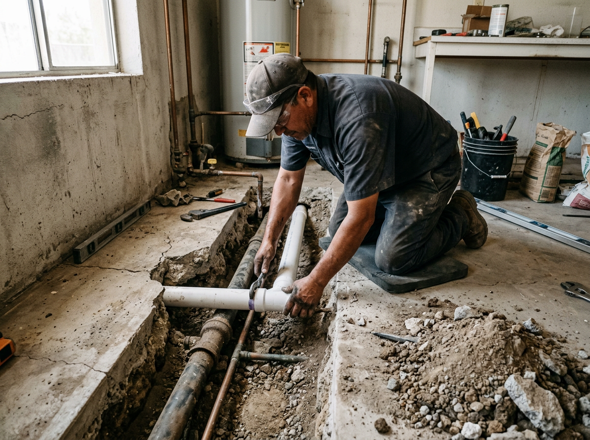 plumbing contractor in Civano